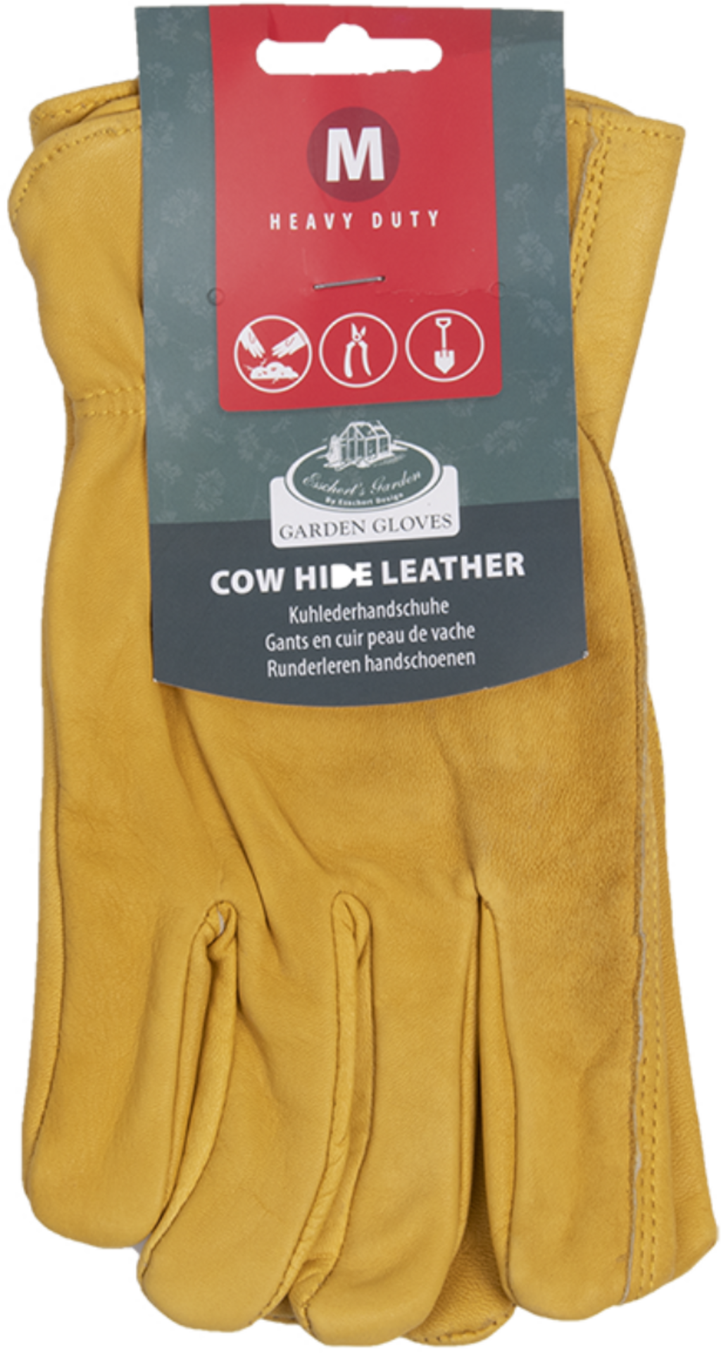 ESSCHERT DESIGN Gartenhandschuhe Aus Rindleder, M