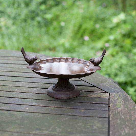 ESSCHERT DESIGN Vogeltränke Aus Gußeisen "Vögel"