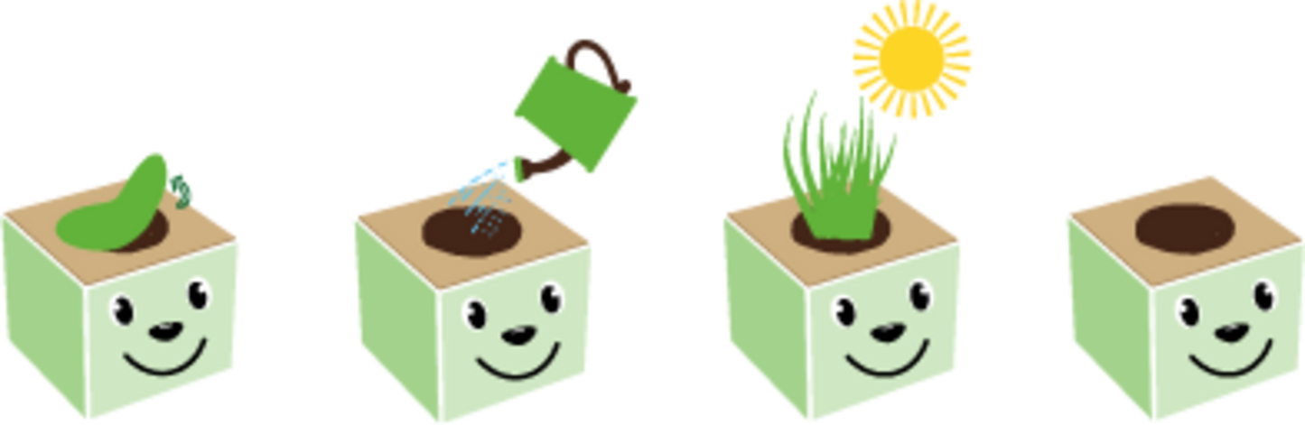  Grass Cube "Hase"