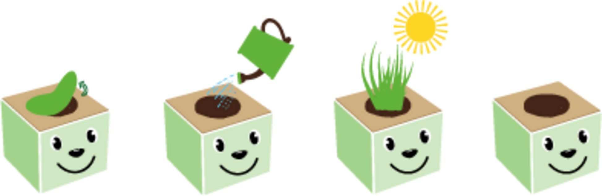  Grass Cube "Hase"
