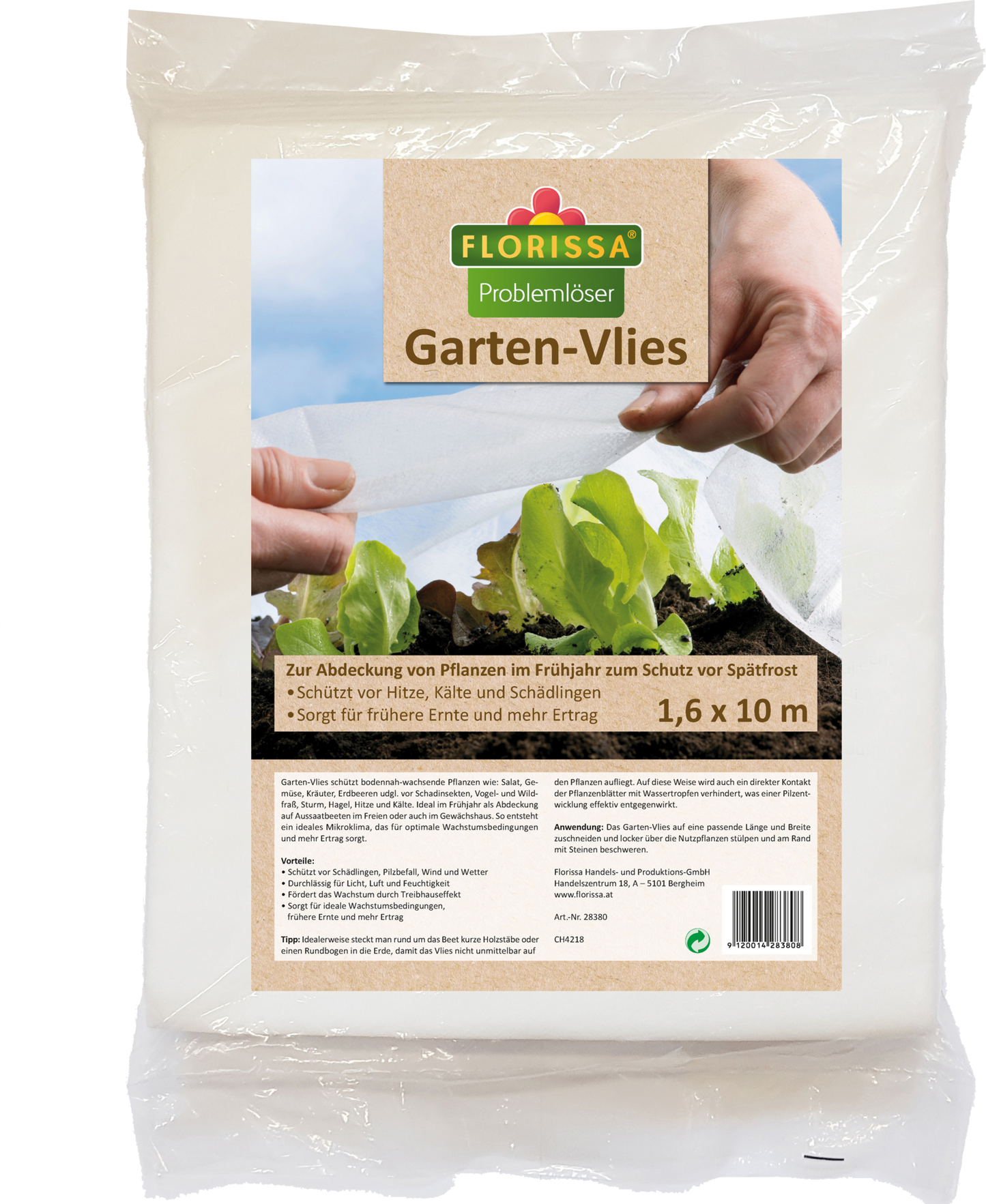  Garten-Vlies, 1,6 X 10 M