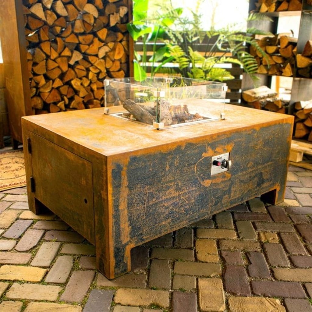  Gaskamin "Brann" Tisch, 80 X 80 X 50 Cm