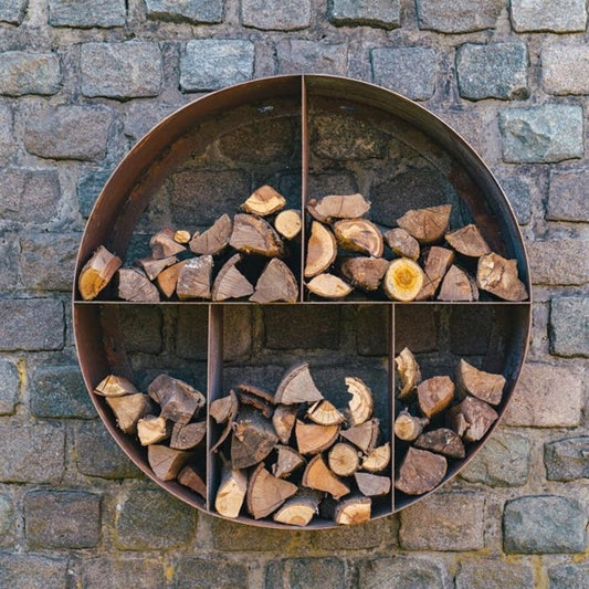  Holzaufbewahrung “Logg” - Rund