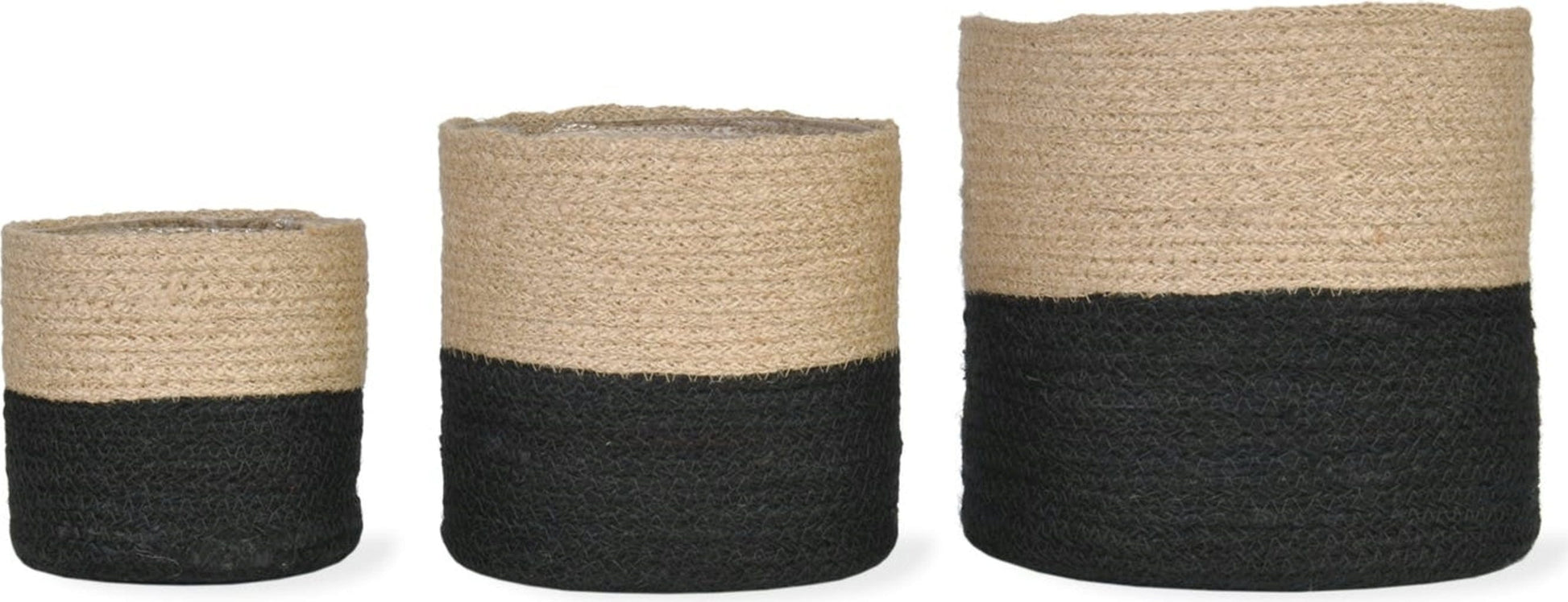  3er Set Jute Töpfe