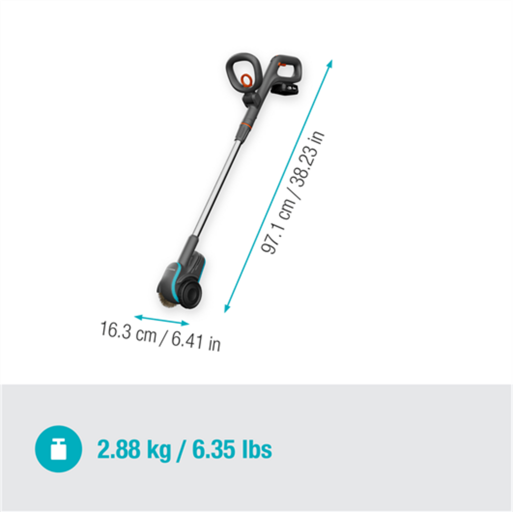Gardena Akku-Fugenbürste EasyWeed Ready-To-Use Set