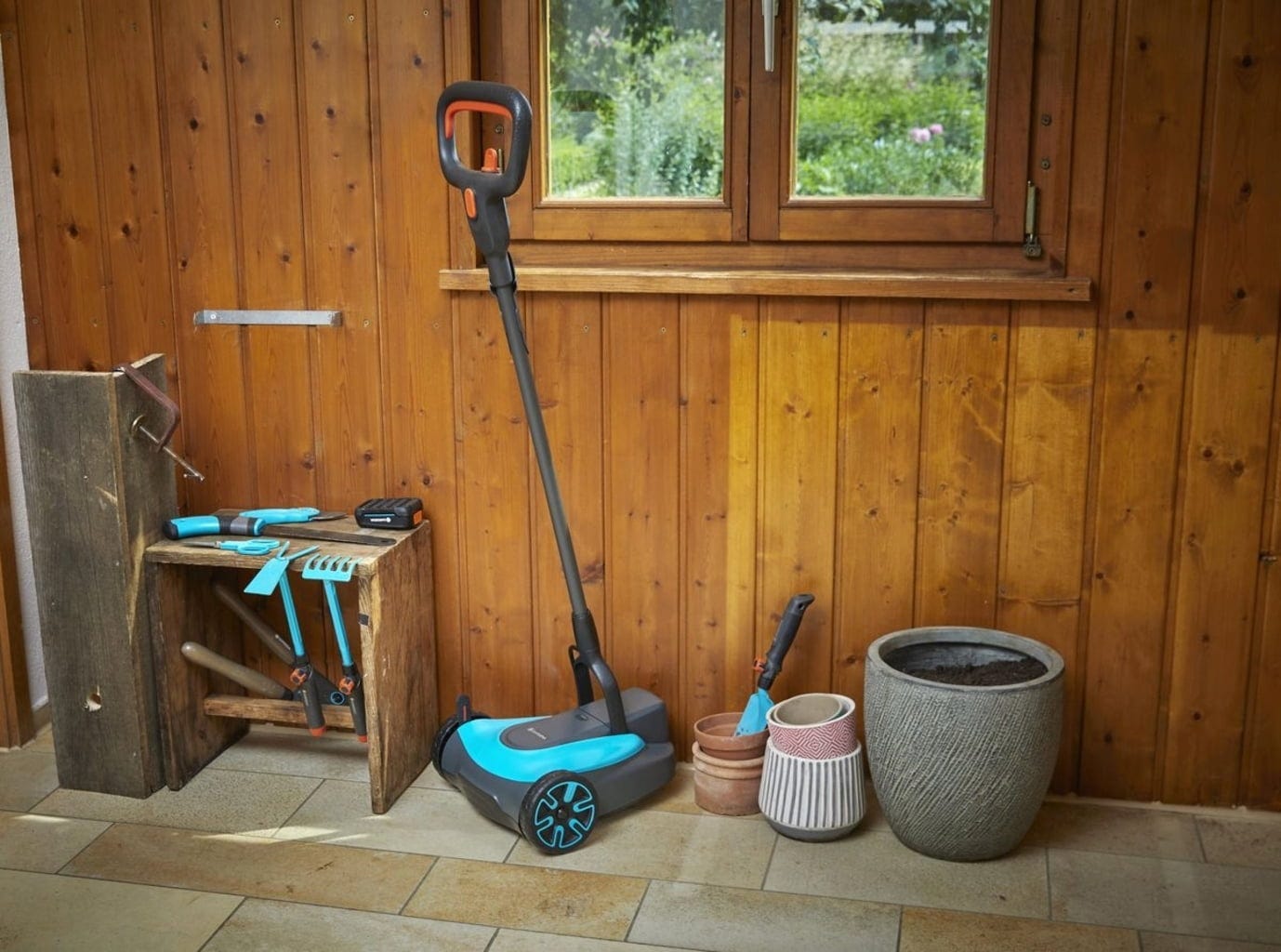 Gardena Akku-Rasenmäher HandyMower 22/18V P4A Solo