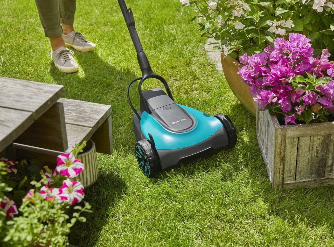 Gardena Akku-Rasenmäher HandyMower 22/18V P4A Solo