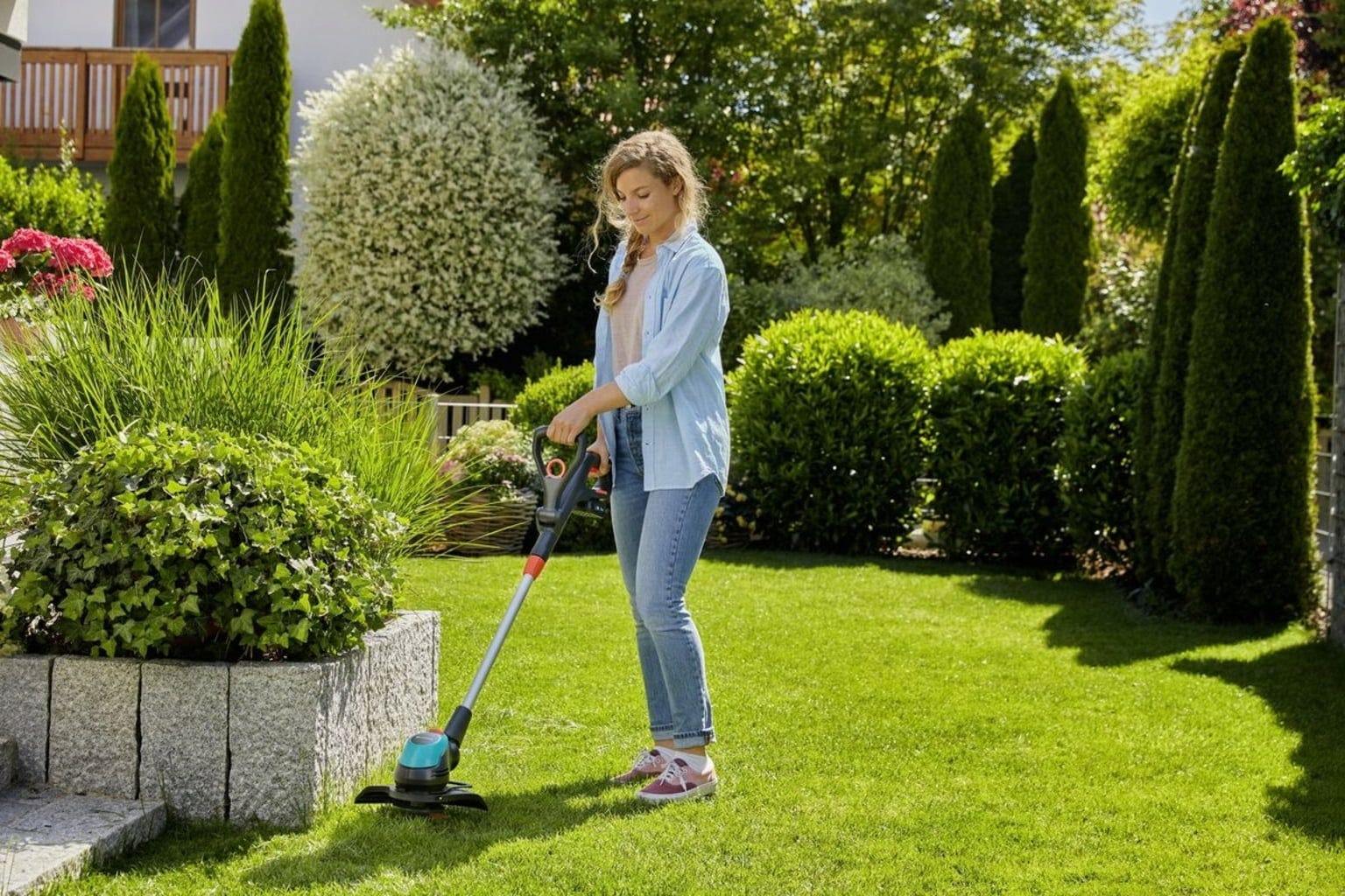 Gardena Akku-Trimmer EasyCut 23/18V P4A Ready-To-Use Set