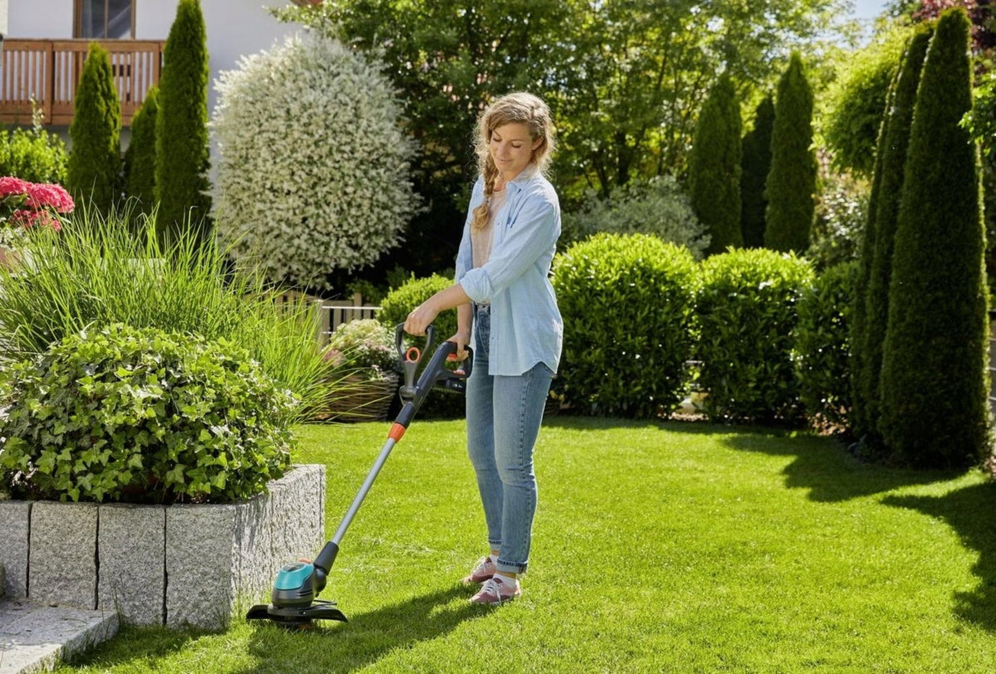 Gardena Akku-Trimmer EasyCut 23/18V P4A Ready-To-Use Set