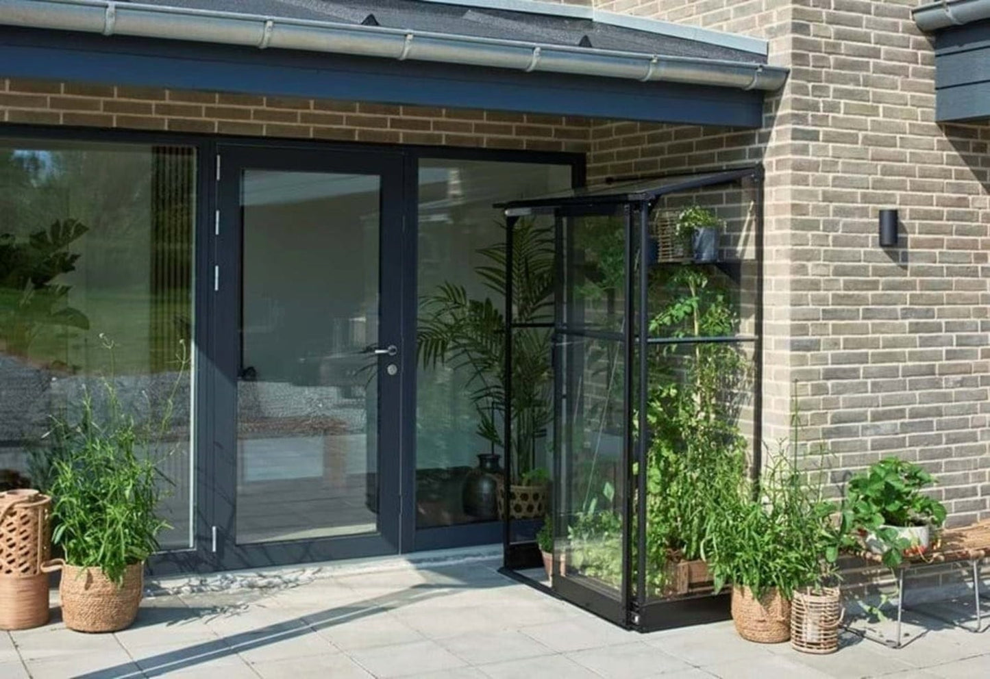 Halls Gewächshaus "Qube Lean-to", 0,8 M² (24)