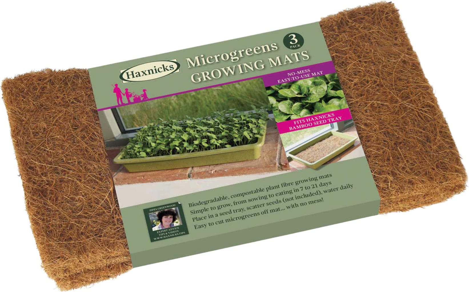  Microgreen-Anzuchtmatte, 3 Stück