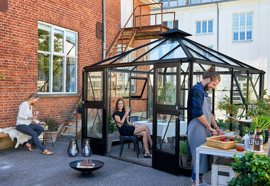 Juliana Gewächshaus Oase - Anthrazit, 8,8 M²