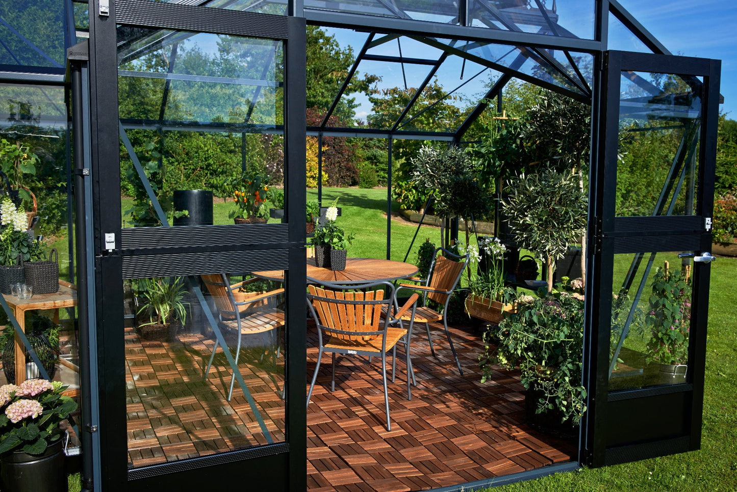 Juliana Gewächshaus Orangerie - Anthrazit, 15,1 M²