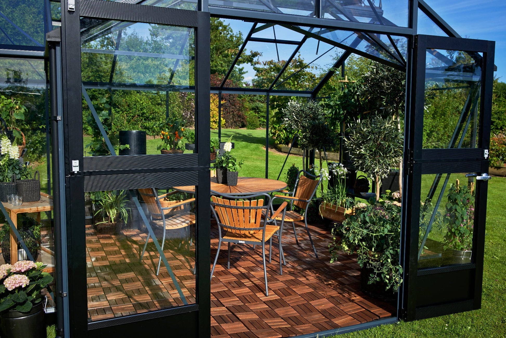 Juliana Gewächshaus Orangerie - Anthrazit, 15,1 M²