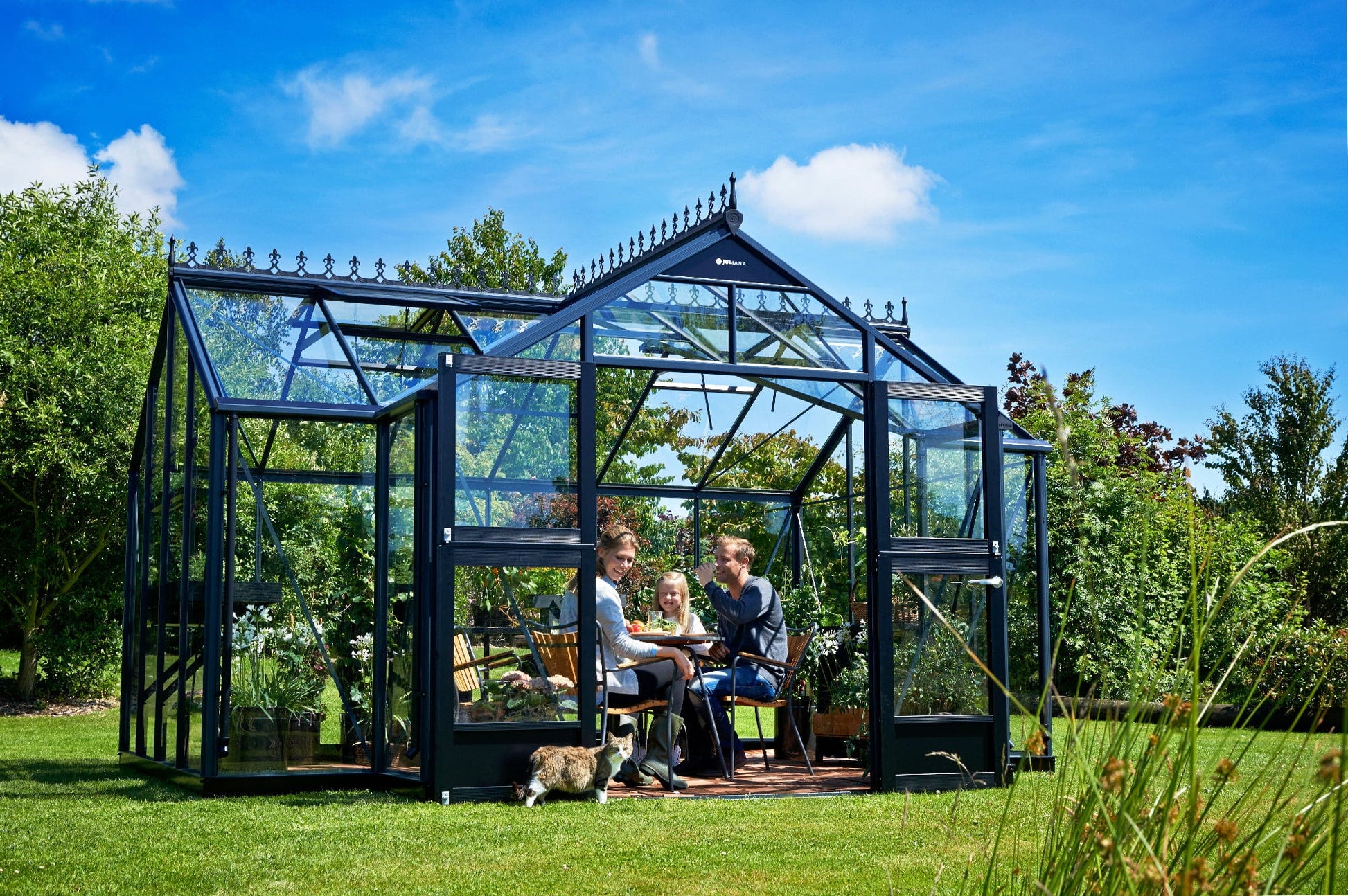 Juliana Gewächshaus Orangerie - Anthrazit, 15,1 M²