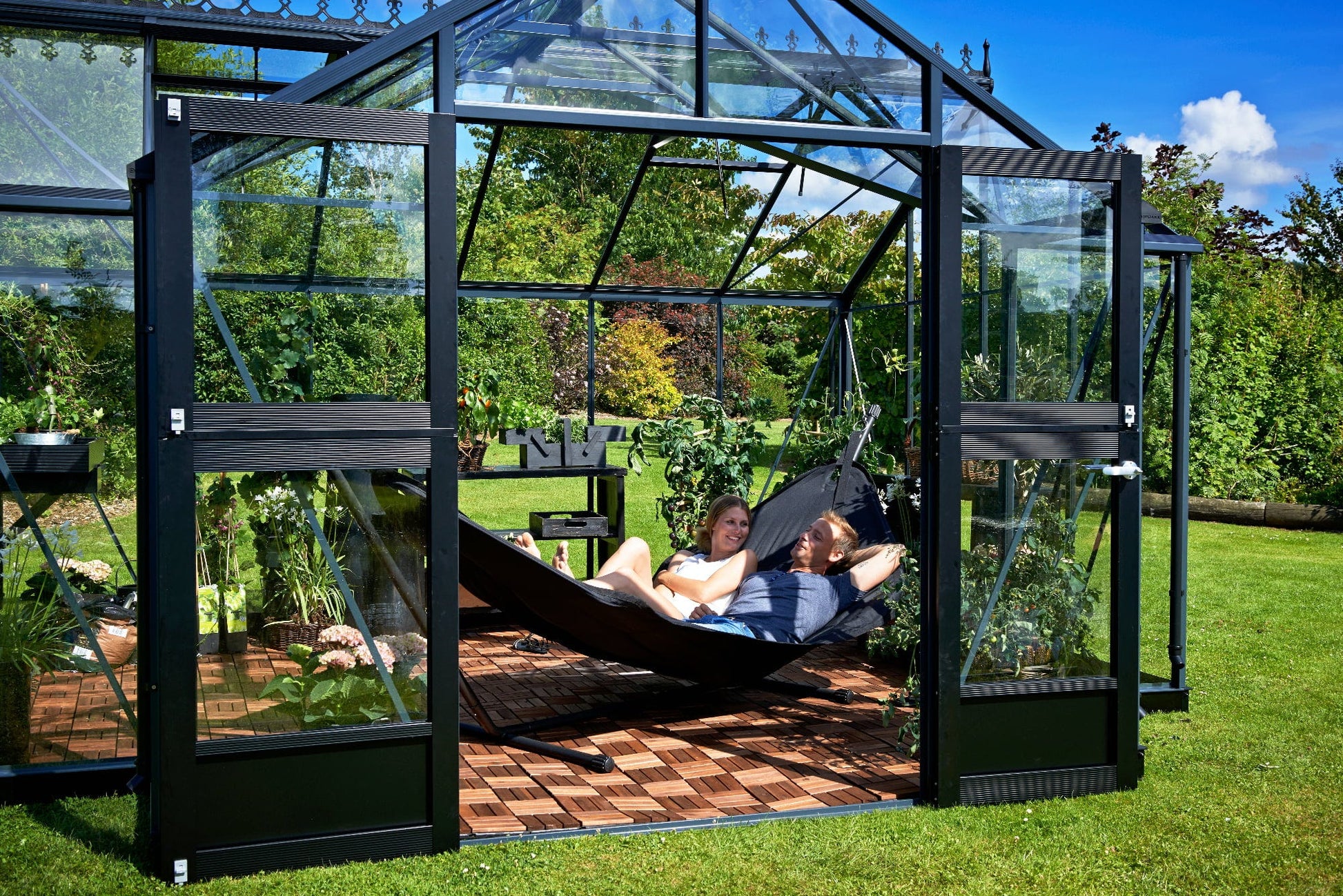 Juliana Gewächshaus Orangerie - Anthrazit, 15,1 M²