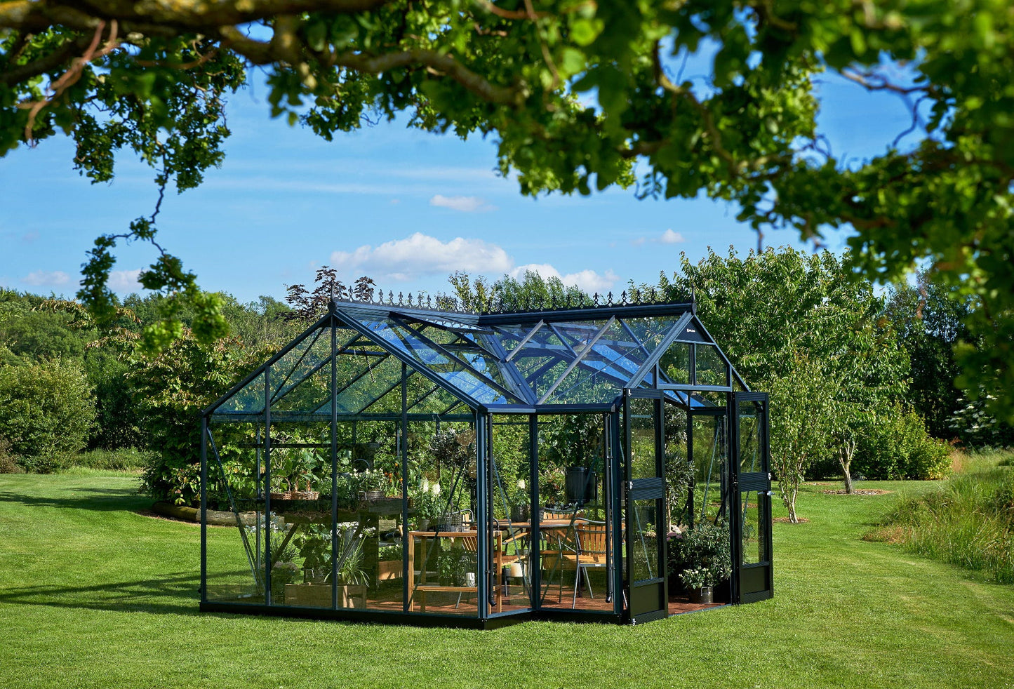 Juliana Gewächshaus Orangerie - Anthrazit, 15,1 M²