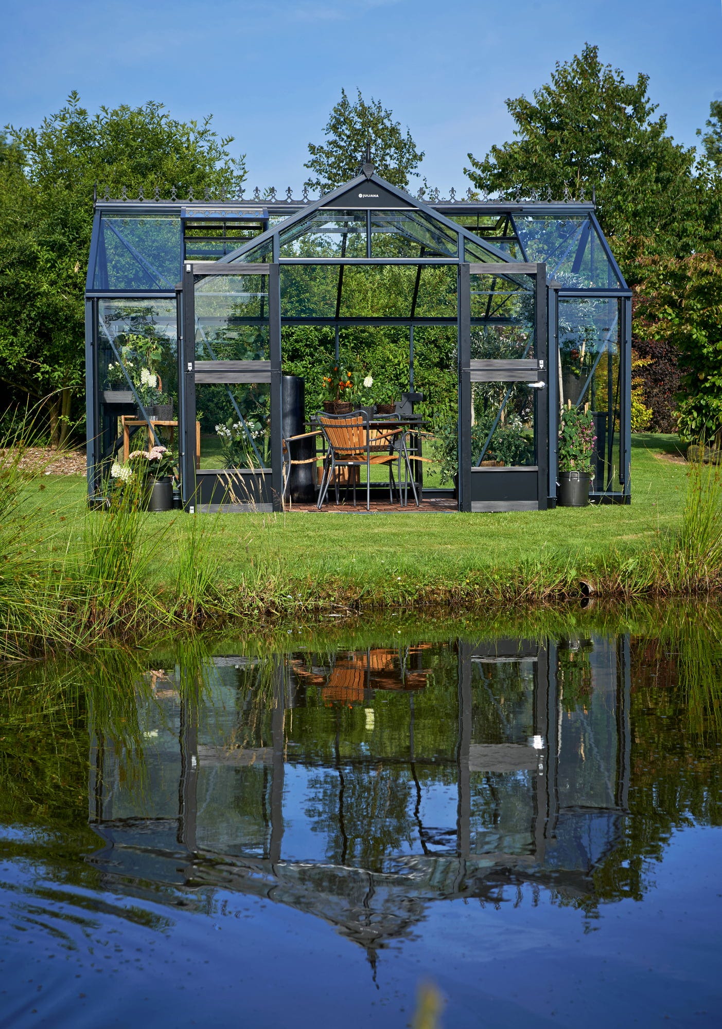 Juliana Gewächshaus Orangerie - Anthrazit, 15,1 M²