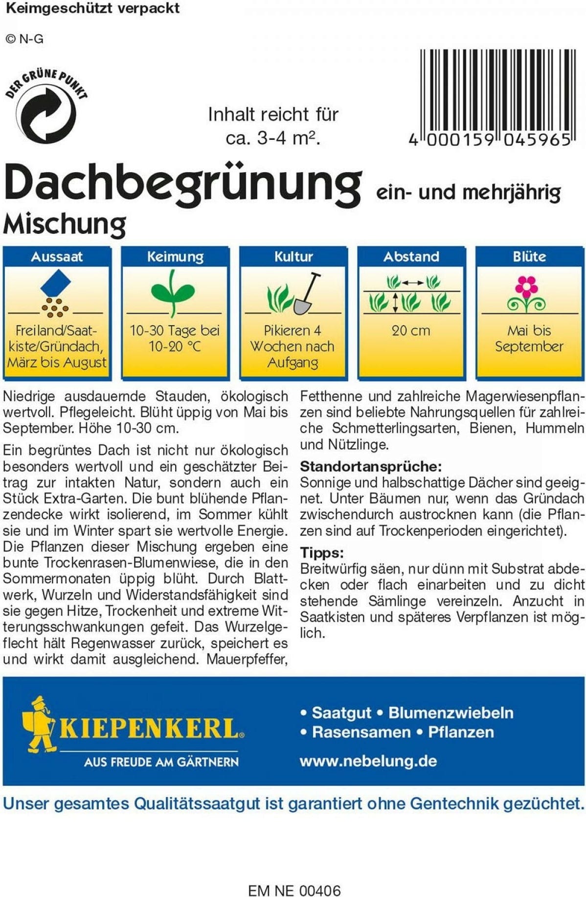  Dachbegrünung