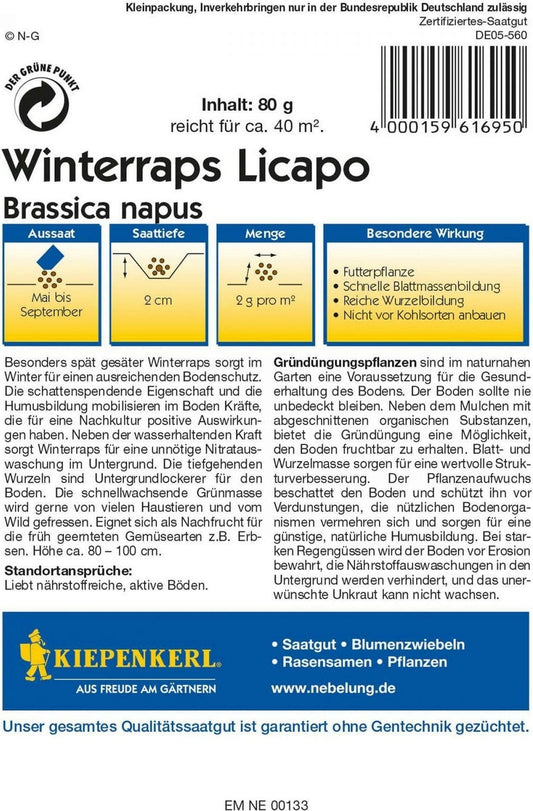  Winterraps "Licapo"