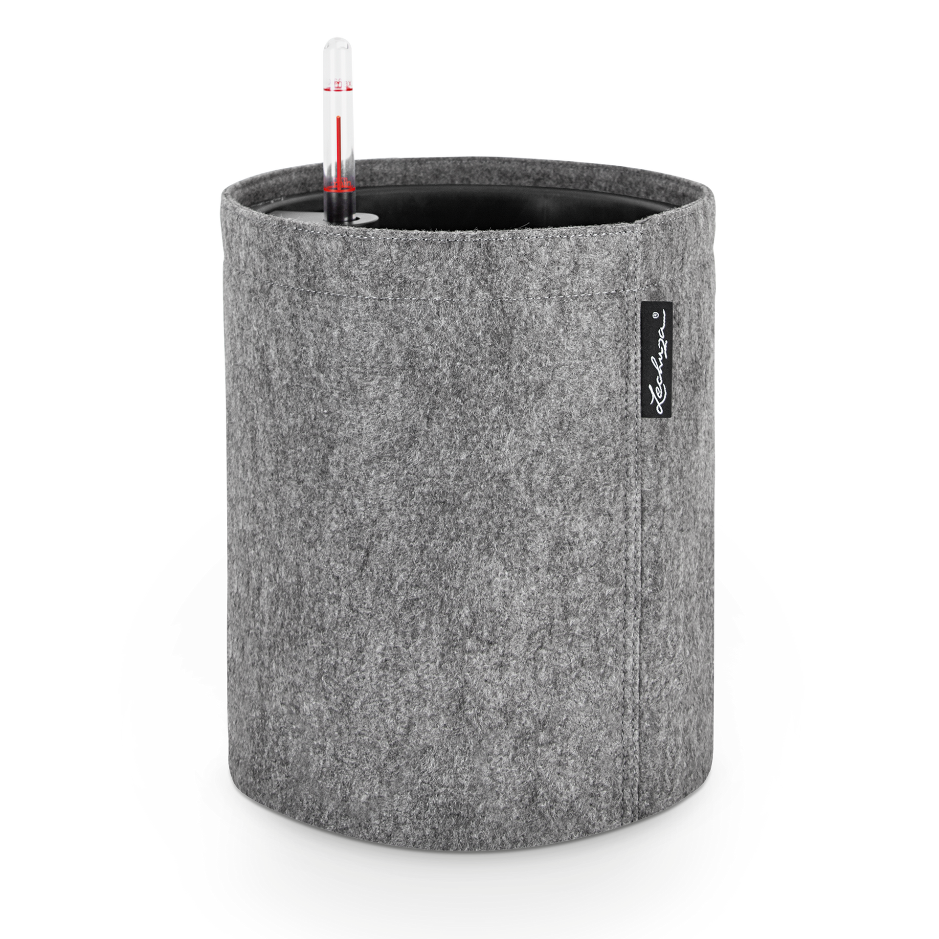 LECHUZA Pflanzgefäß TRENDCOVER "Filz" 32, Dark Grey