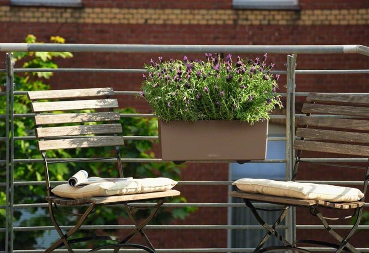 LECHUZA Pflanzgefäß BALCONERA Color 50, Schiefergrau