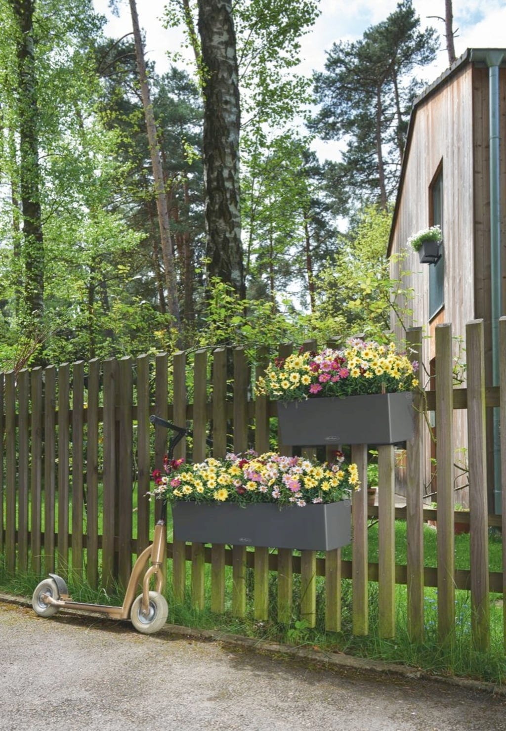 LECHUZA Pflanzgefäß BALCONERA Color 50, Schiefergrau