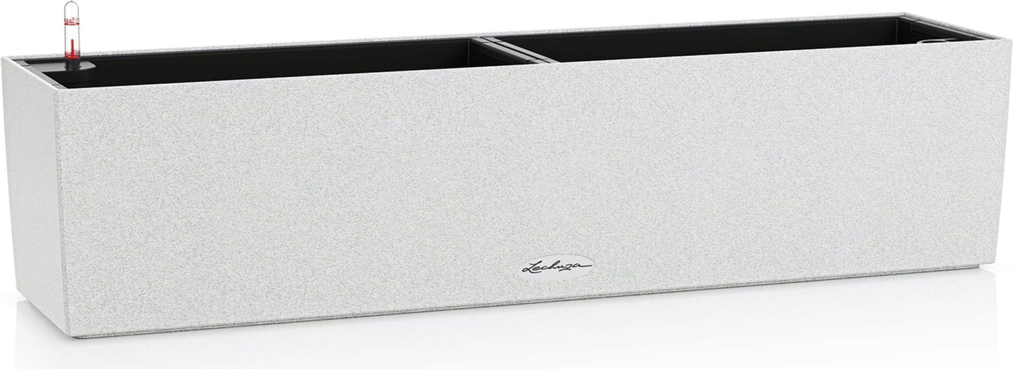 LECHUZA Pflanzgefäß BALCONERA Stone 80, Quarzweiß
