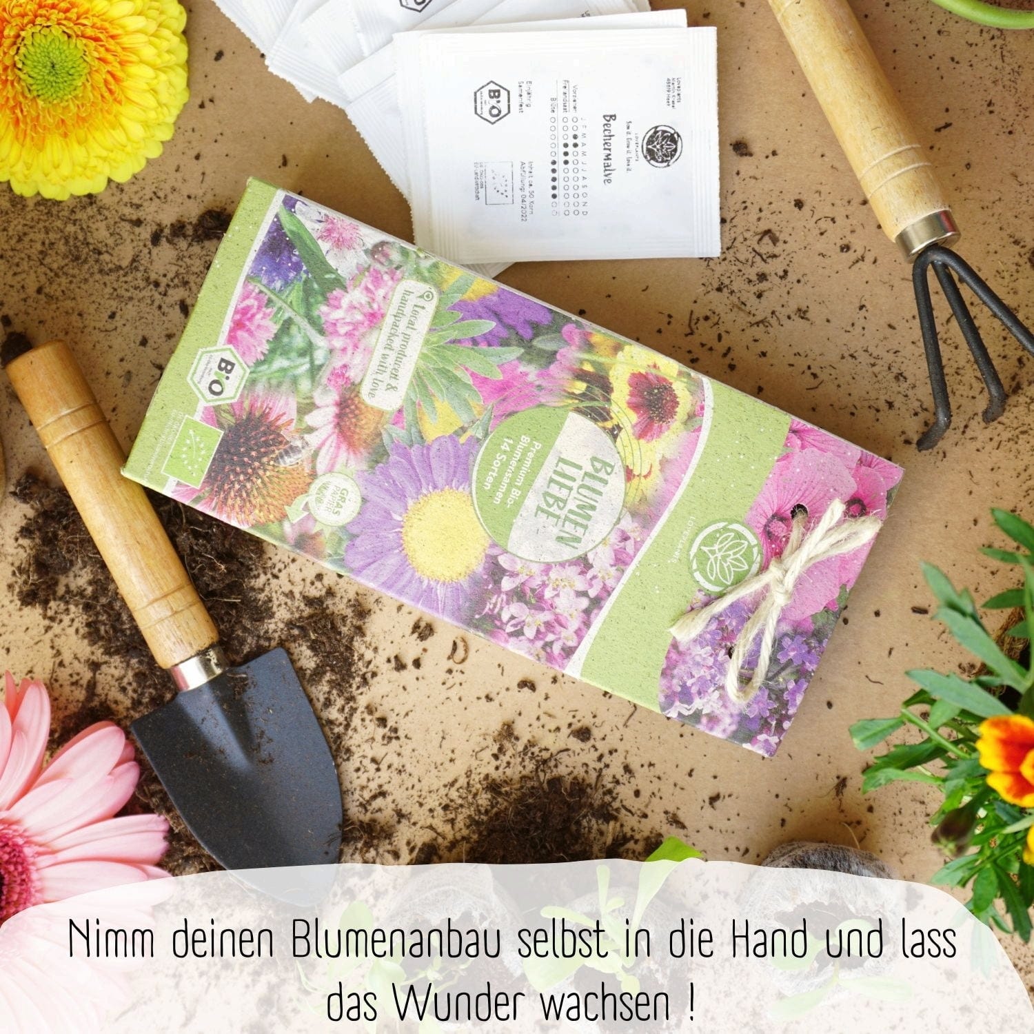  Bio Blumensamen Set