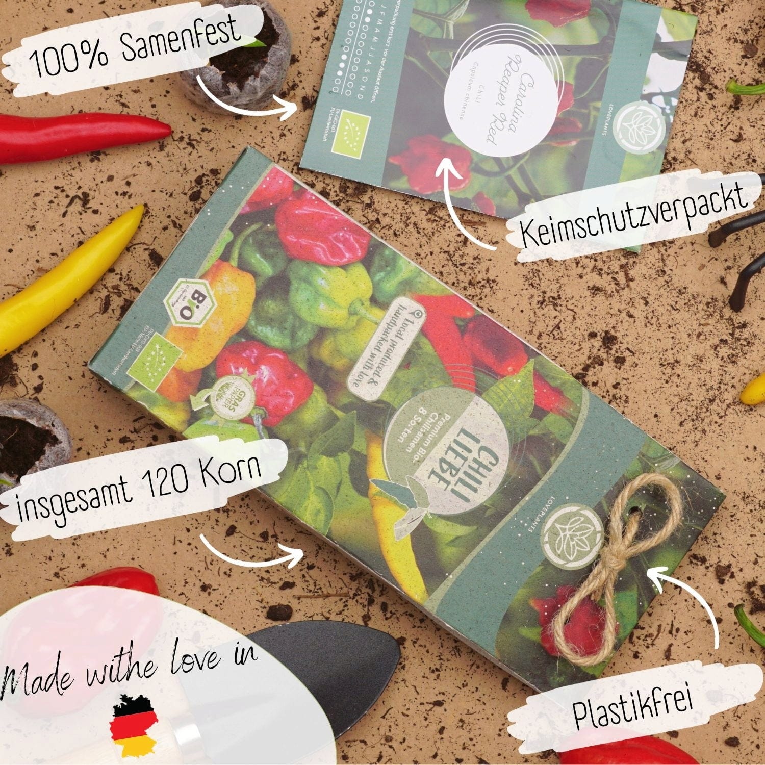  Bio Chili Samen Set