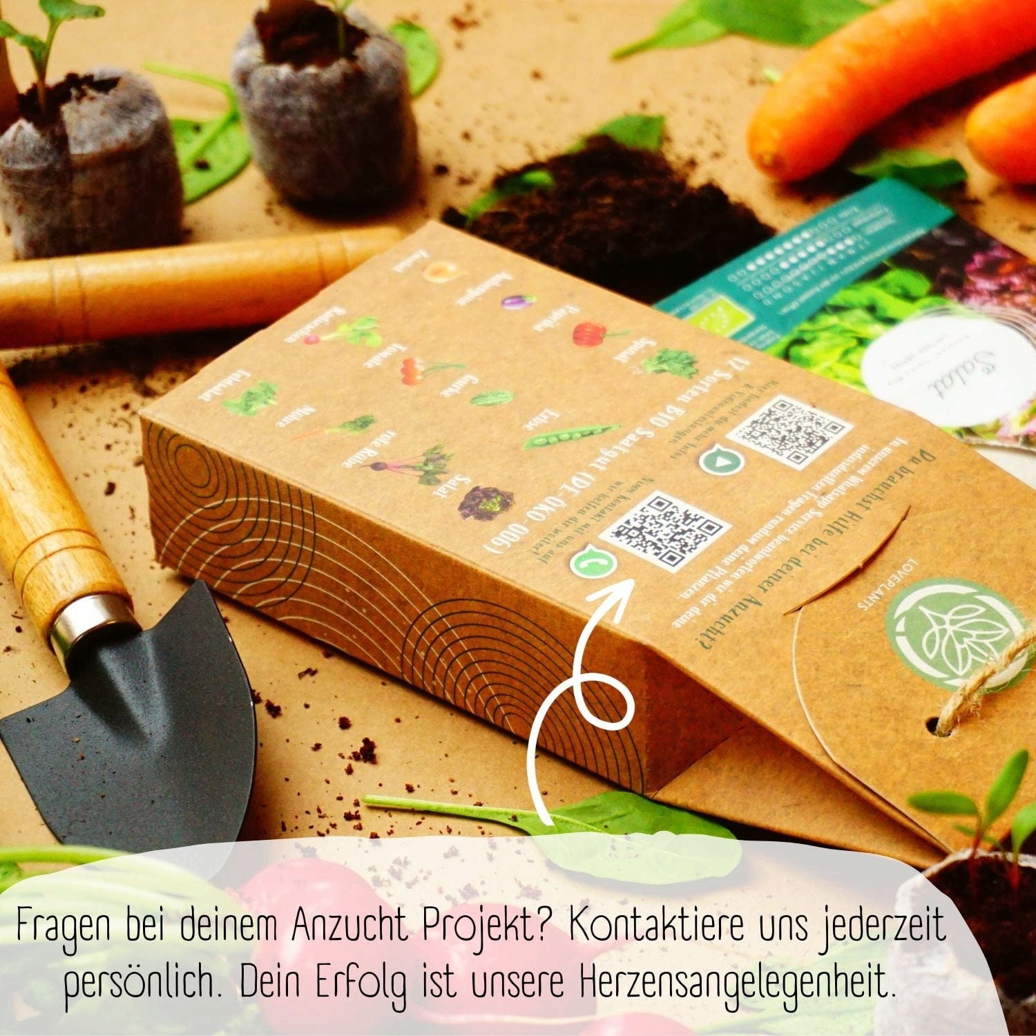  Bio Hochbeet & Balkon Gemüse Samen Set