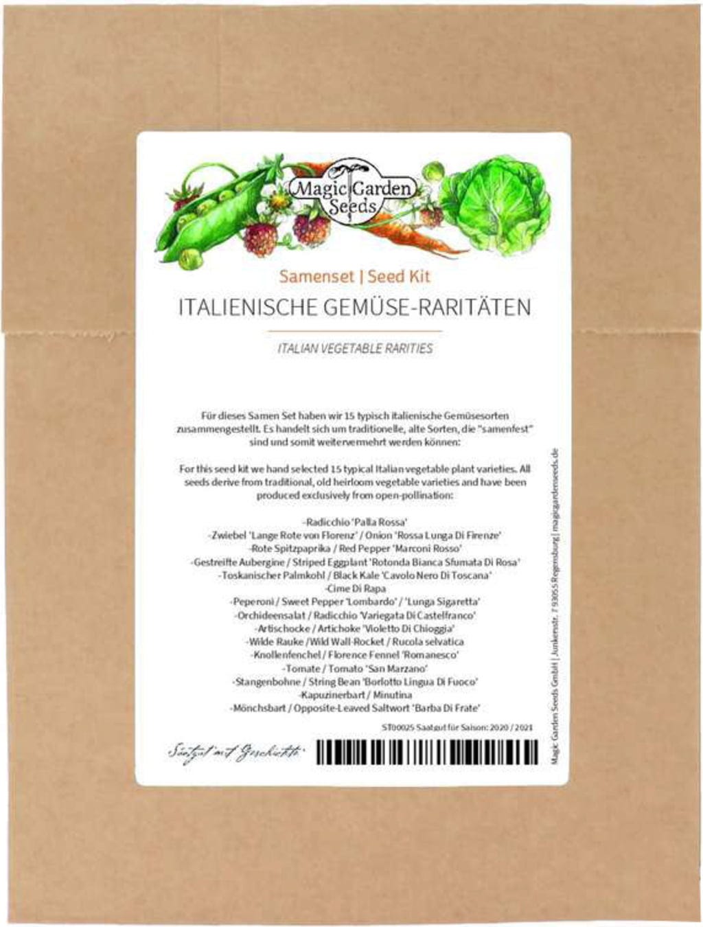  Italienische Gemüse-Raritäten , Samenset
