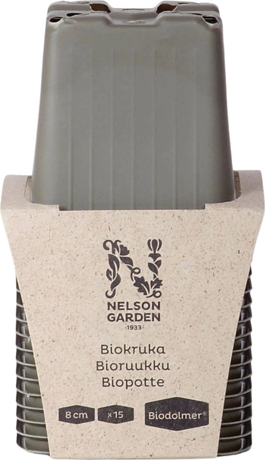 Bio Anzucht-Töpfe Quadratisch 8 Cm