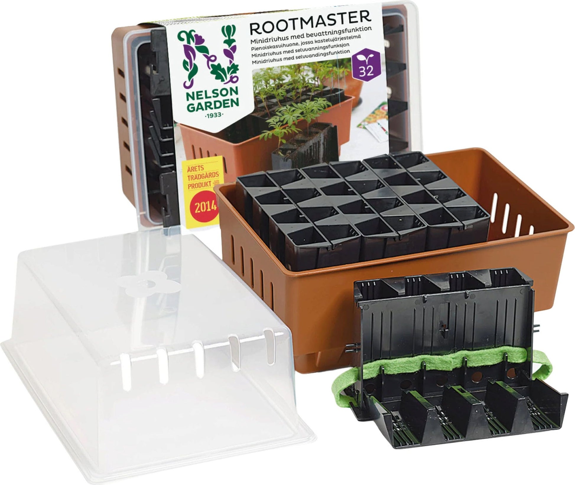  Mini-Gewächshaus "Rootmaster" Braun