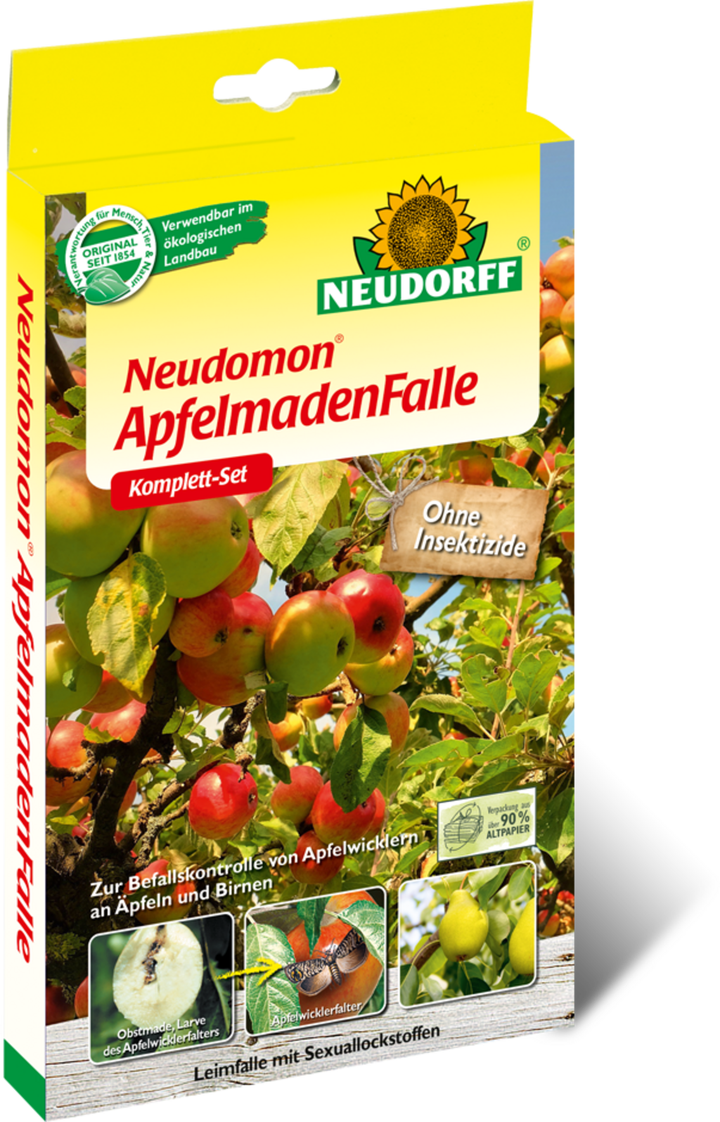  Neudomon ApfelmadenFalle, Falle
