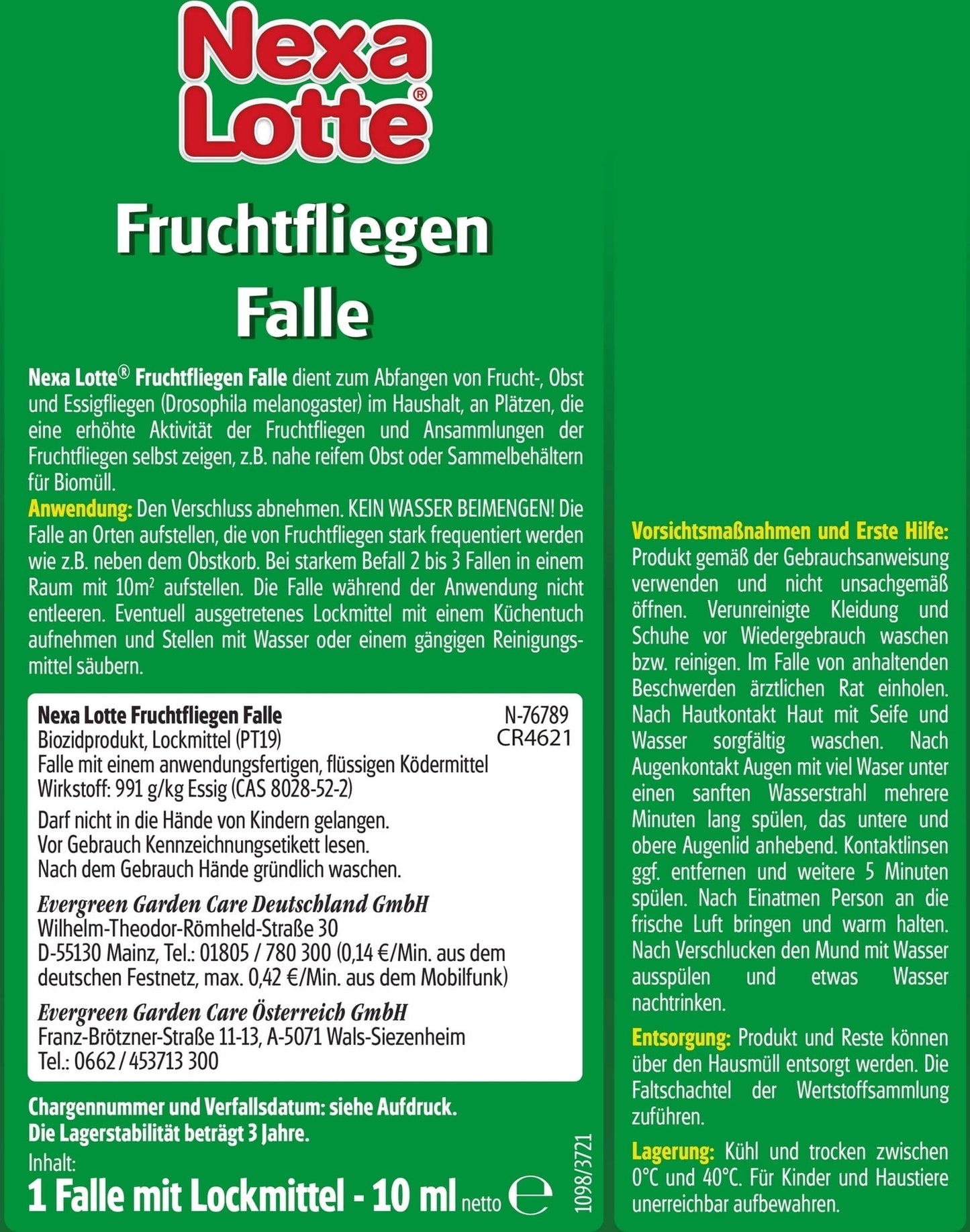  Fruchtfliegenfalle