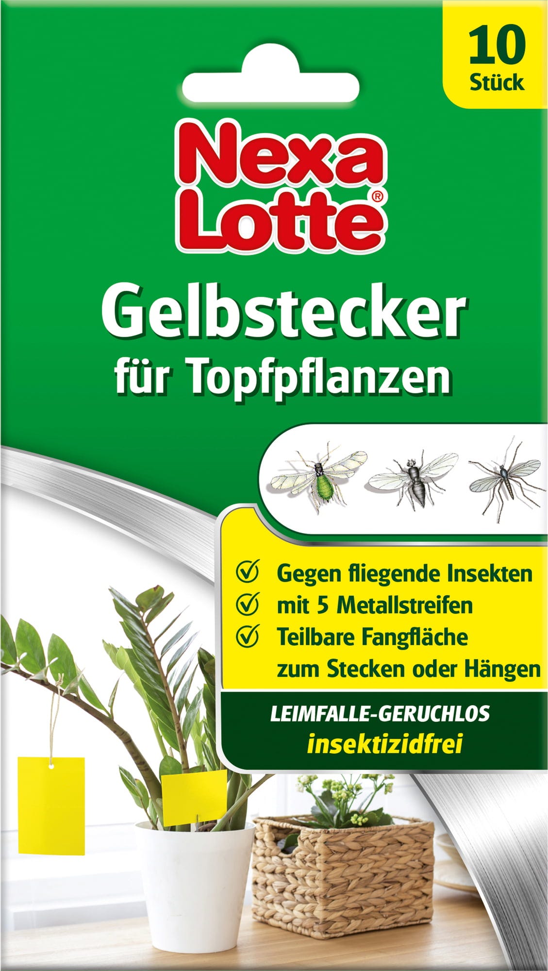  Gelbstecker, 10 Stück