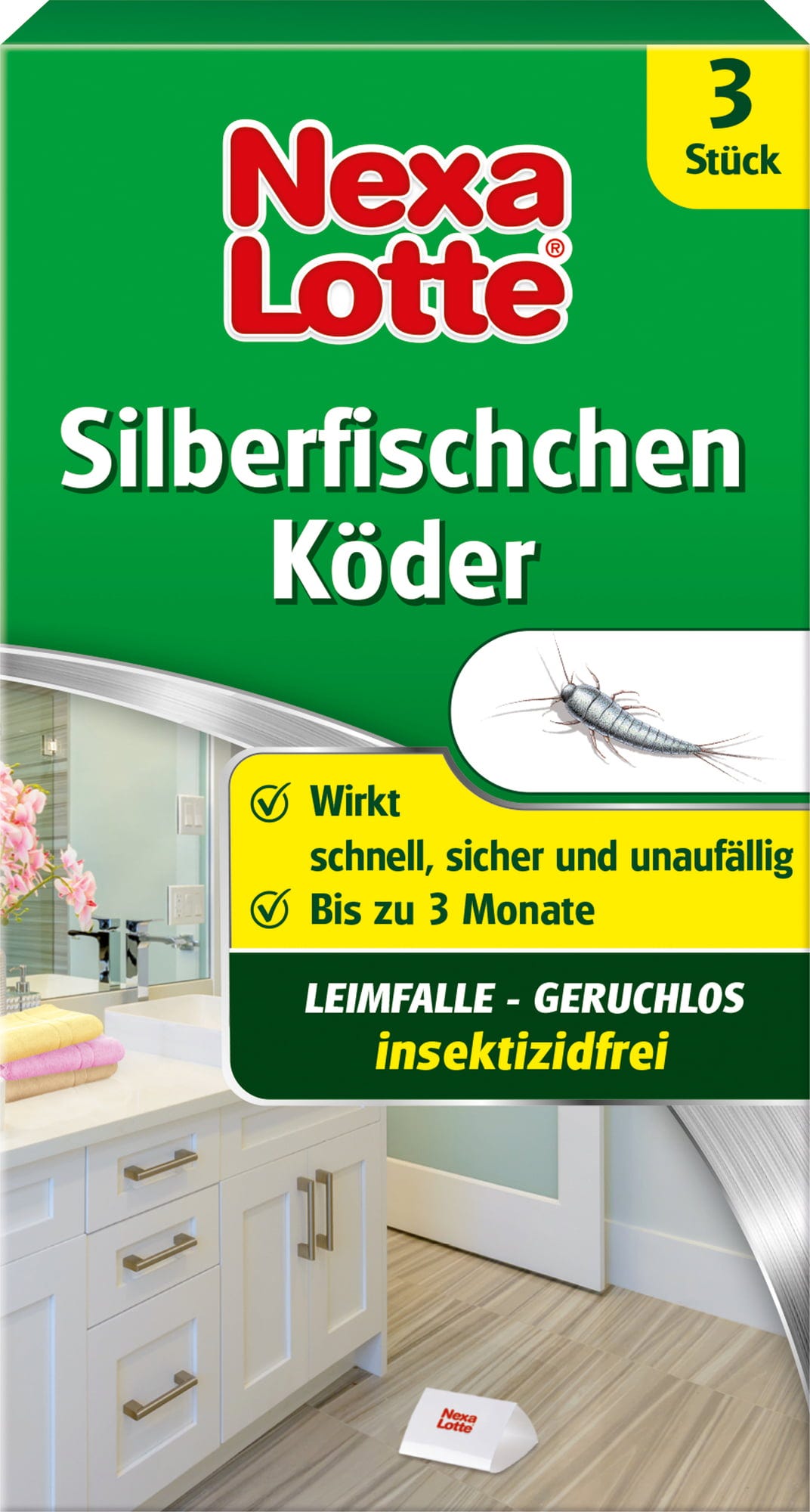  Silberfischchen-Köder, 3 Stück