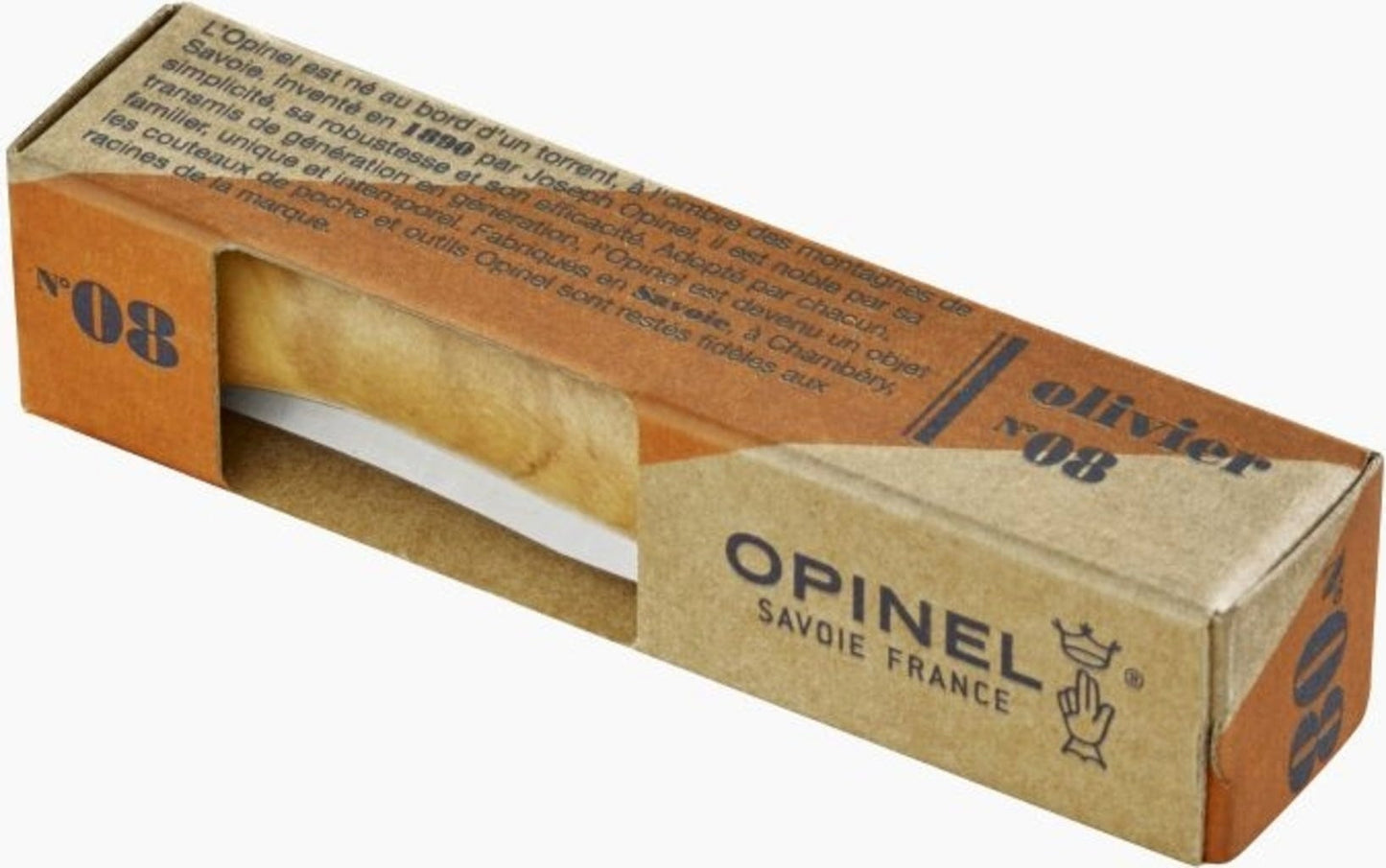 Opinel Klappmesser T.C. N°08, Olivenholz