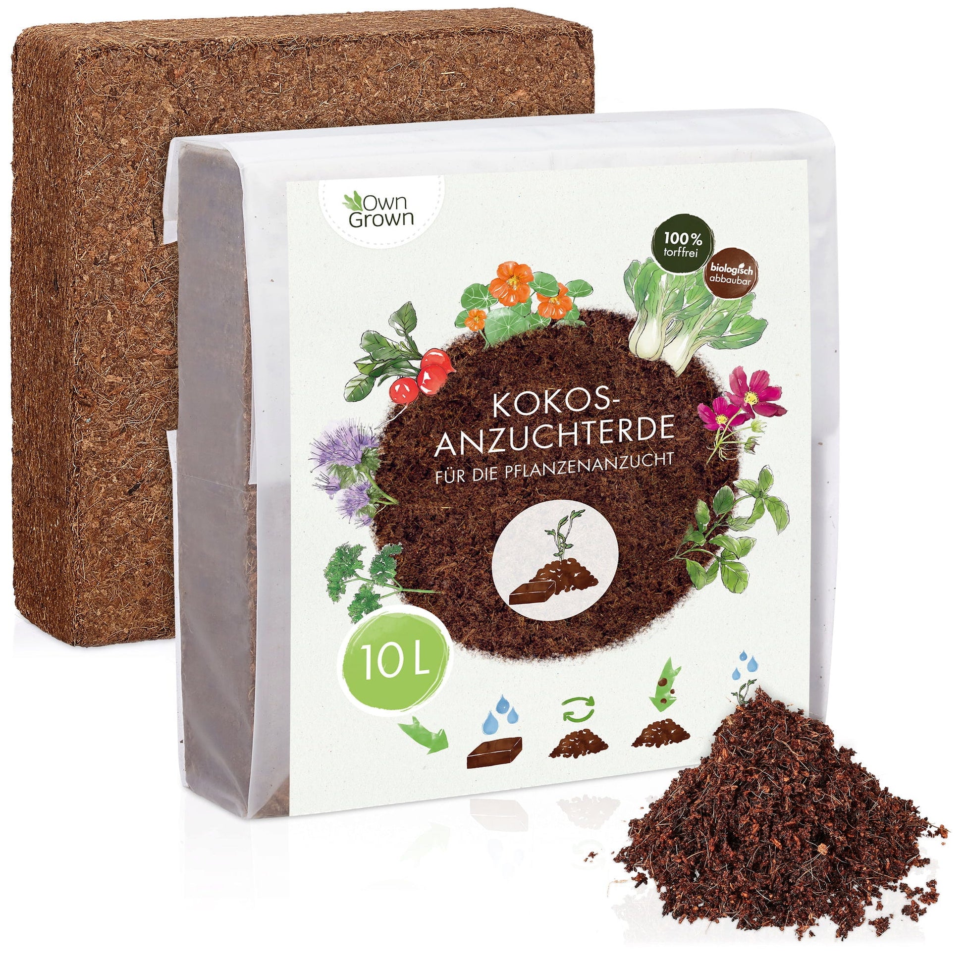  Kokoserde Quellblock 10 L