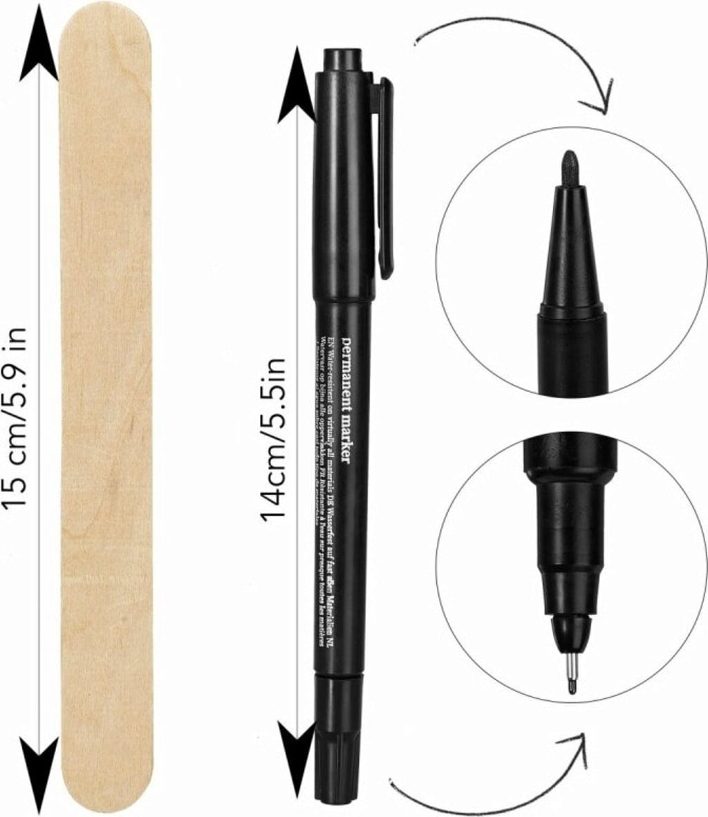  Pflanzstecker 50er Mit Stift