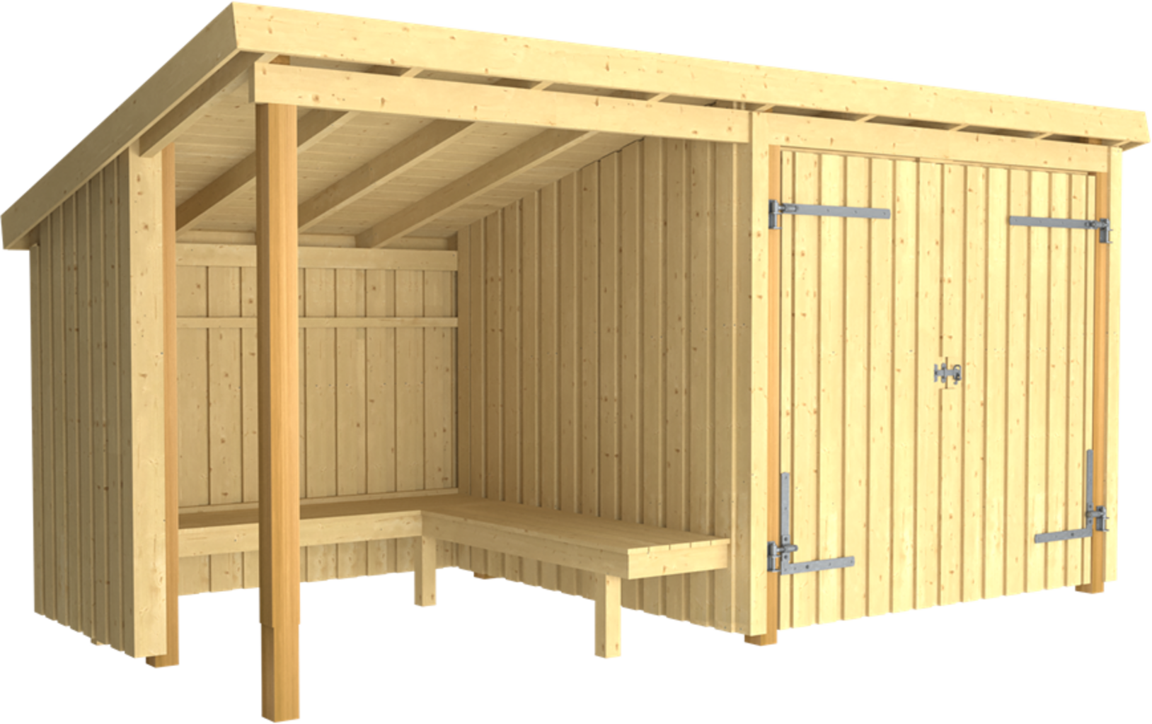 Plus Nordic Grillhütte/Gartenhaus - 9,5 M² - Typ 1A