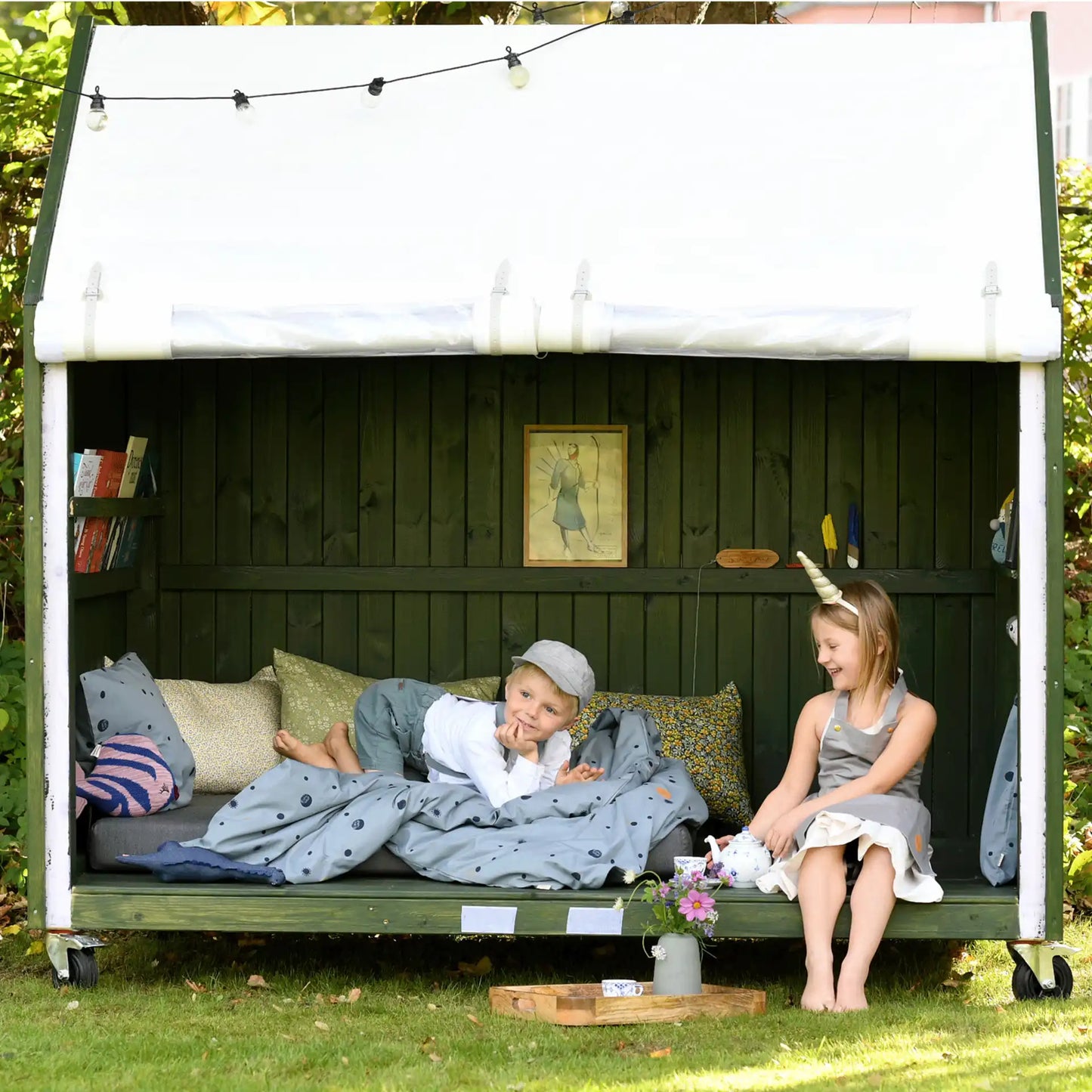 Plus SHELTER Gartenhaus/Spielhaus Mit Räder