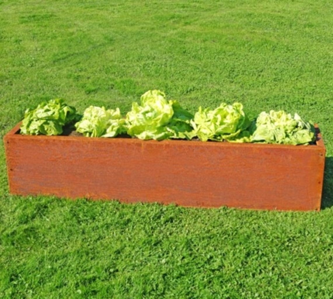  Hochbeet Edelrost "Planus", 158 X 38 Cm