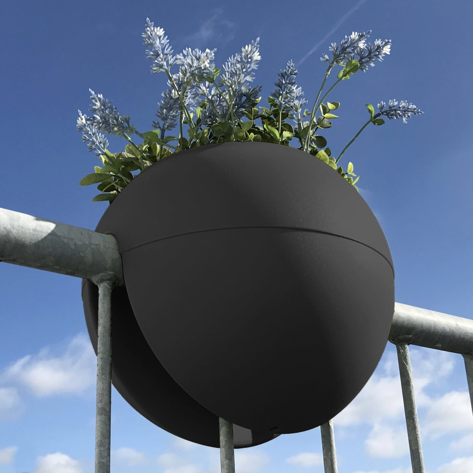  Geländertopf "Bloomball", Graphit (anthrazit)