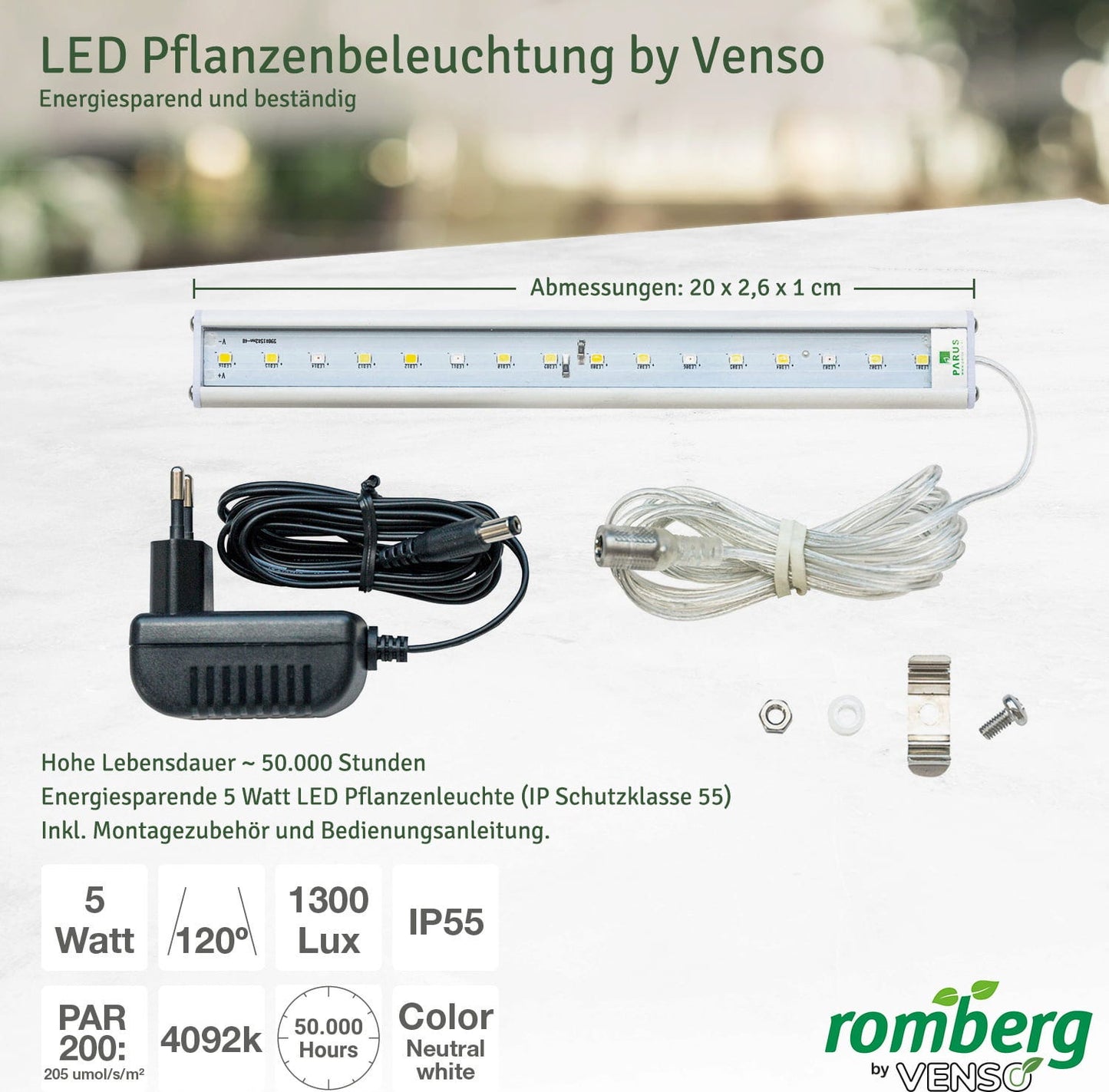  Gewächshaus & Pflanzkasten BoQube M PLUS LED & Heizmatte - Anthrazit-Sommergrün