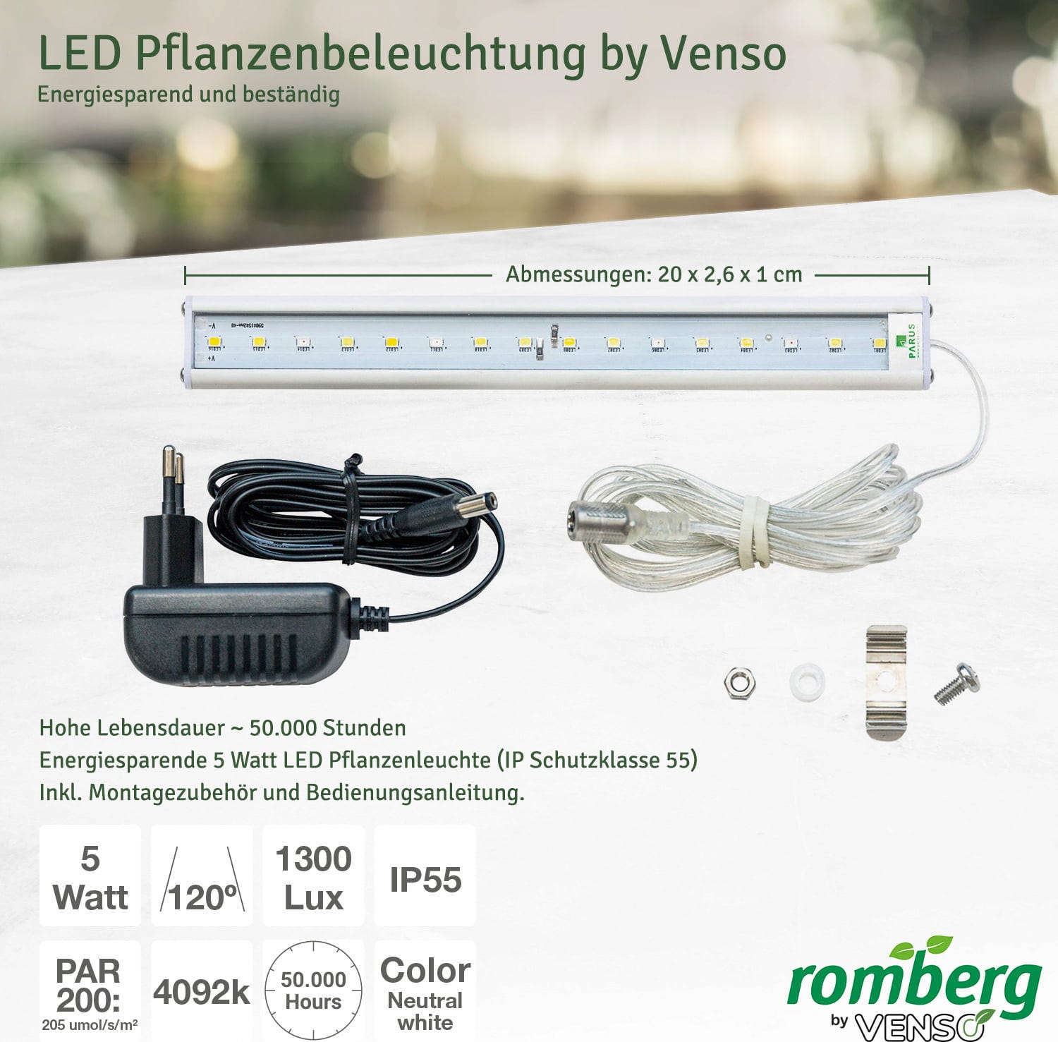  Gewächshaus & Pflanzkasten BoQube M PLUS LED & Heizmatte - Anthrazit-Sommergrün