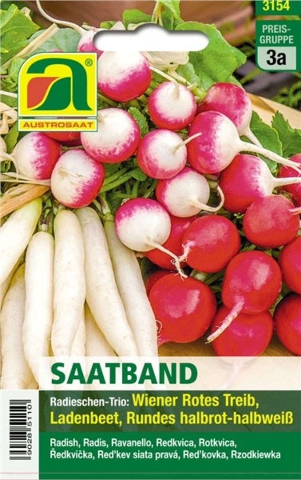  Saatband Radieschen Trio