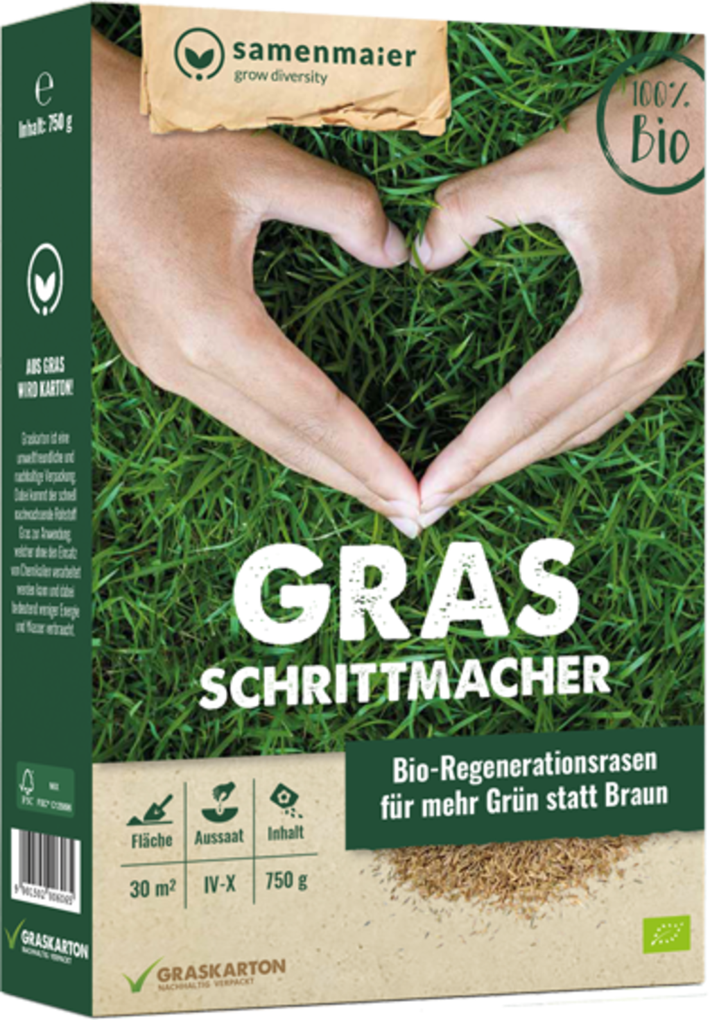  Bio Regenerationsrasen Grasschrittmacher
