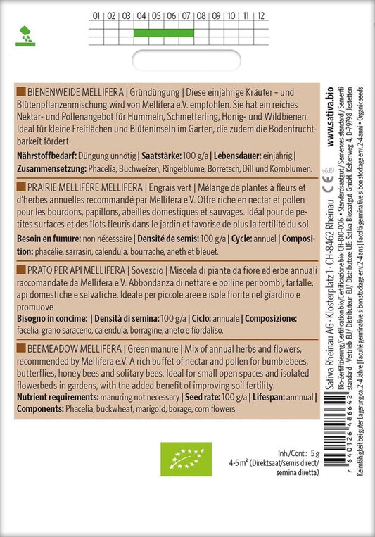  Bio Gründüngung "Bienenweide Mellifera"